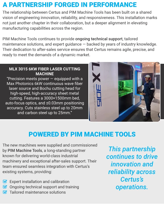 A partnership forged in performance